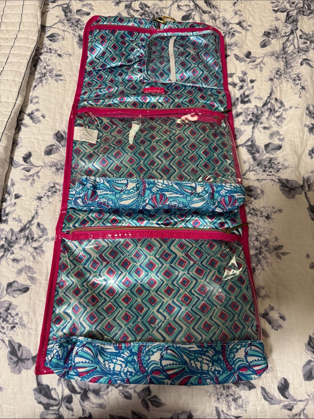 Lilly Pulitzer Vinyl Travel Organizer